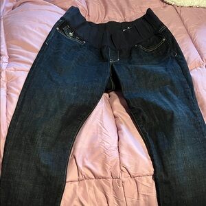 Women’s Dark Blue Maternity Jeans